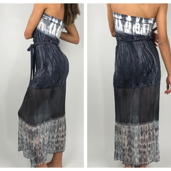 Red Haute Silk Sleeveless Maxi Long Dress Size XS - Picture 2 of 6